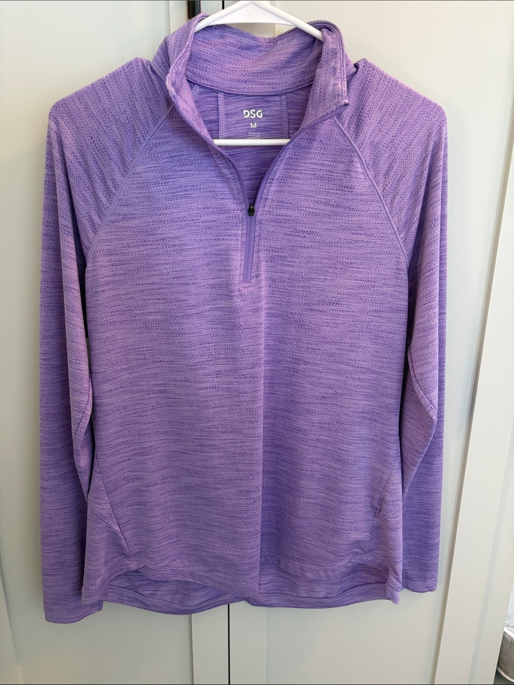 DSG Lavender Half-Zip Pullover